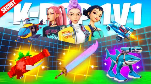 KPOP ALL WEAPONS & VEHICLES - 1V1 FFA
