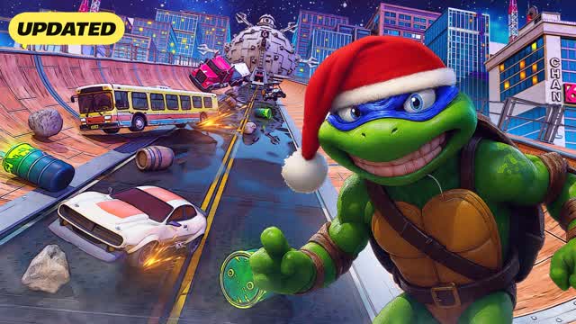 MEGA RAMP SURVIVAL 🌆🐢 TMNT