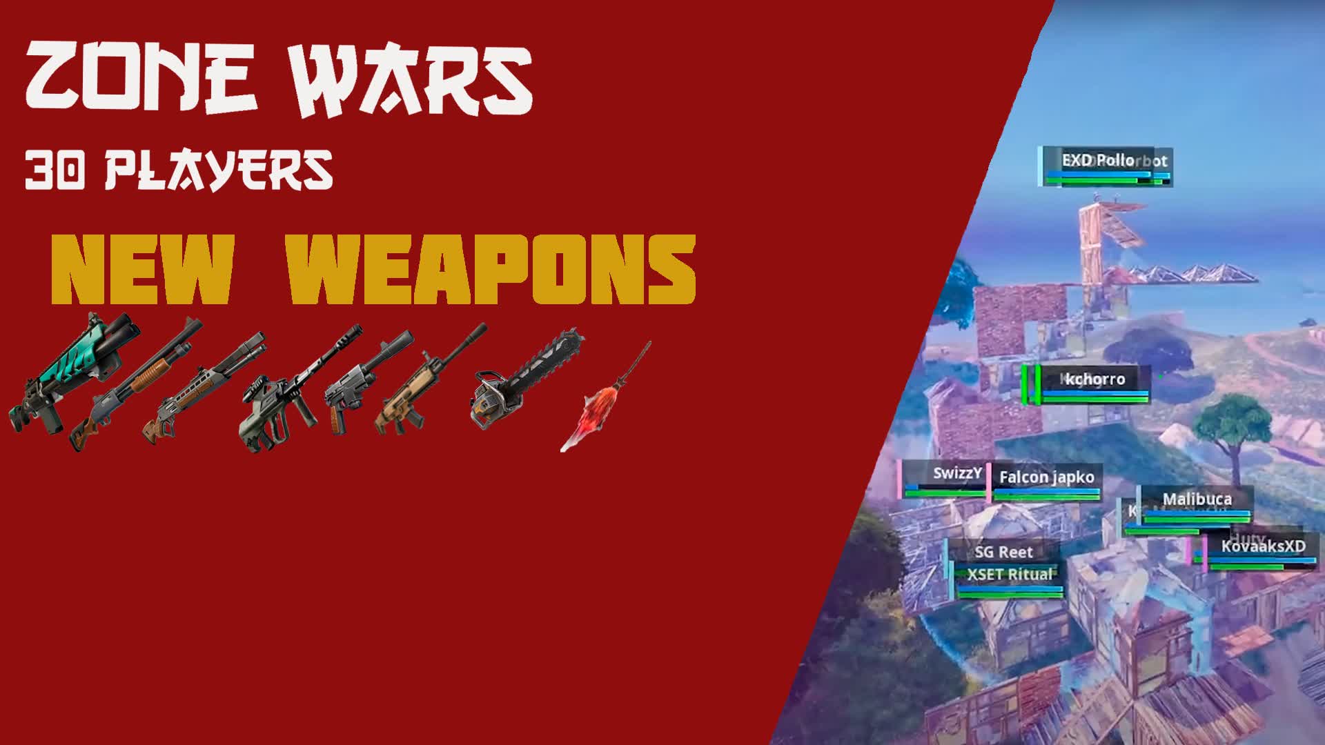 30 Players Zonewars