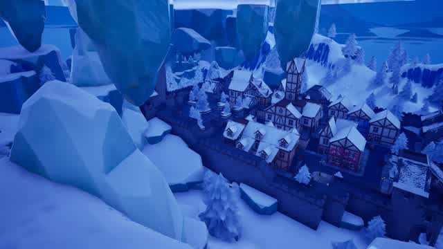 mini battle royal village de glace