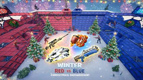 CRAZY CHRISTMAS RED VS BLUE 🔵🔴