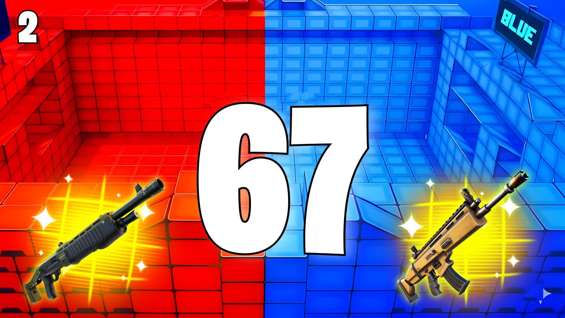 67 MEGA  AURA RED VS BLUE 🔵🔴!!