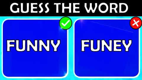 GUESS THE CORRECT WORD🔎