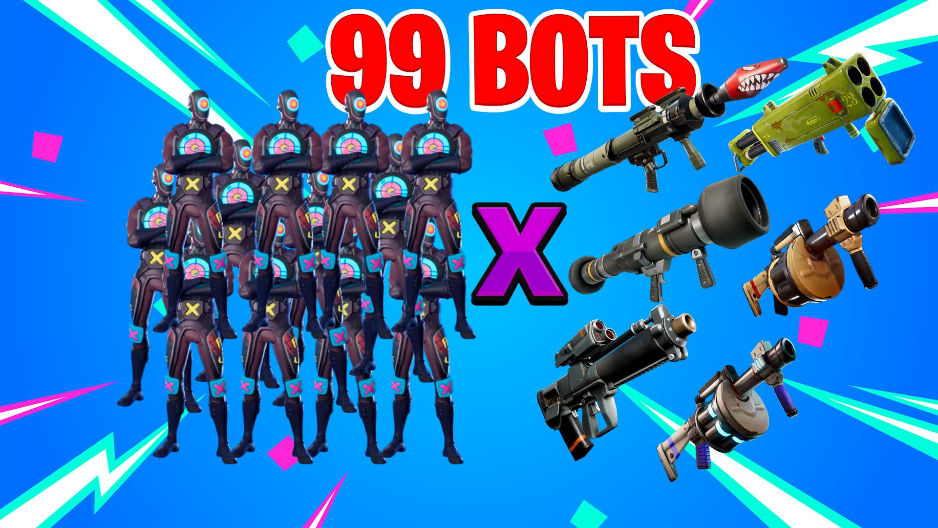 Target Bot 🎯ROCKET LAUNCHER 99 TARGET BOTS MAP🎯 9453-5674-4123 by steiner ...