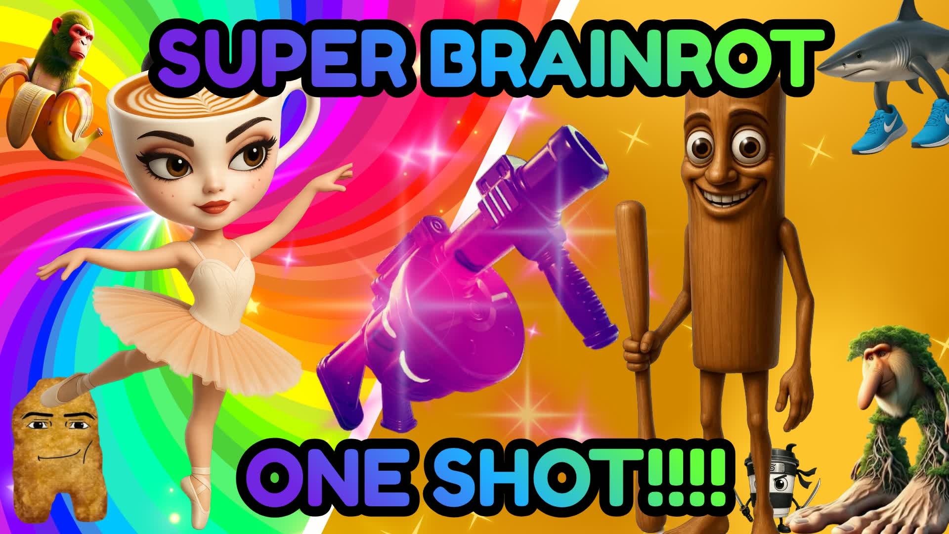 SUPER BRAINROT 💥 ONE SHOT!