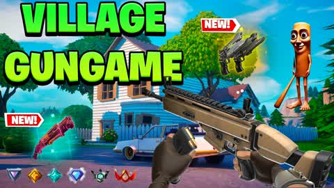 FIRST PERSON GUN GAME VILLAGE 🔫ONE SHOT