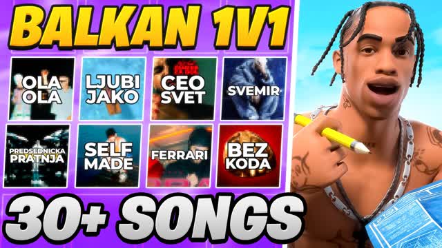 🏆 MUSIC 1V1🎵  [30+ SONGS]