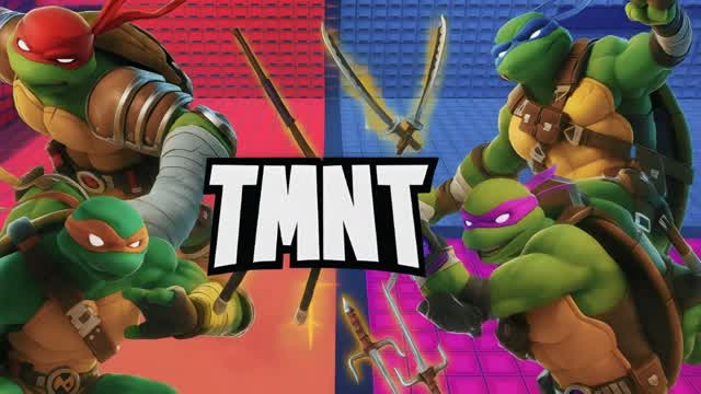 TMNT  Red vs Blue VS PURPLE VS ORANGE
