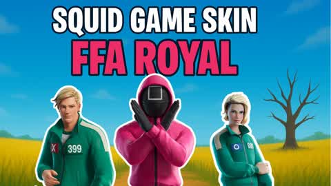 Squid game skin FFA royal map