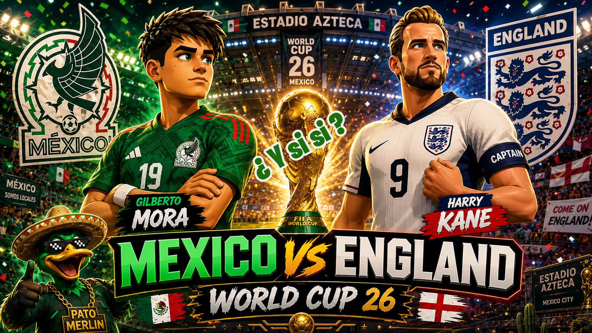 MEXICO vs INGLATERRA WORLD CUP🏆 Y si si