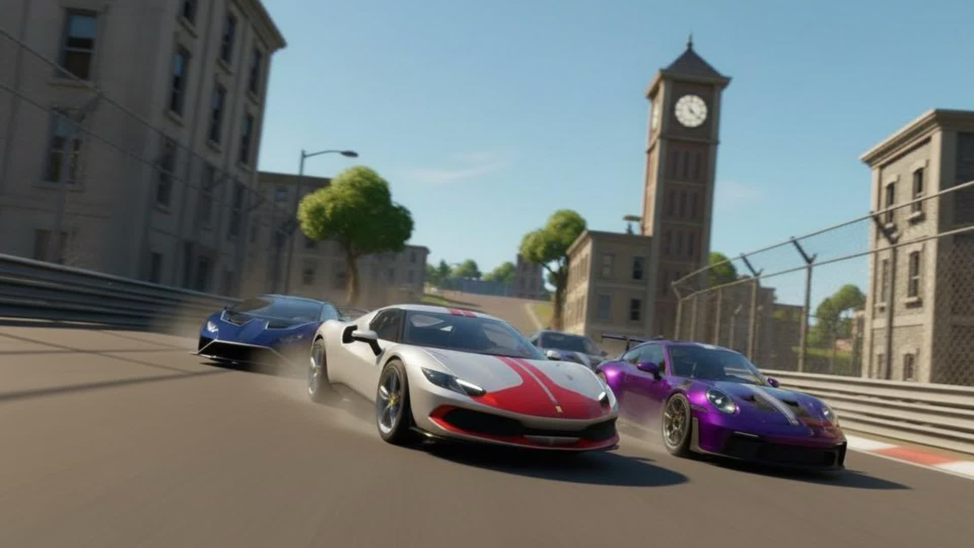 Tilted Towers Race