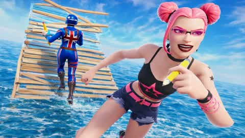 1V1 BUILDFIGHTS IN THE WATER