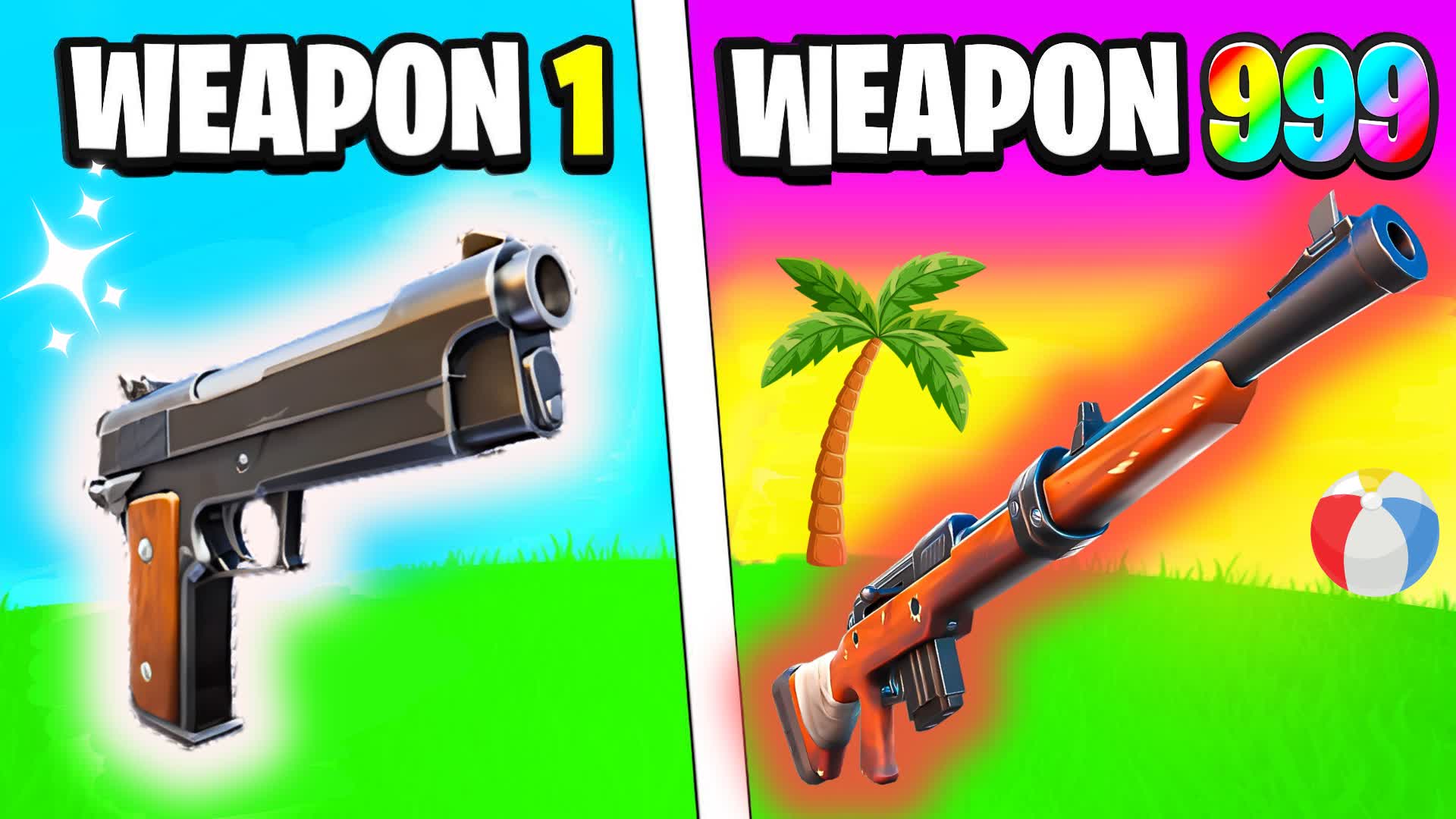 😎TROPIC GUN GAME🌴 ONE SHOT⭐️