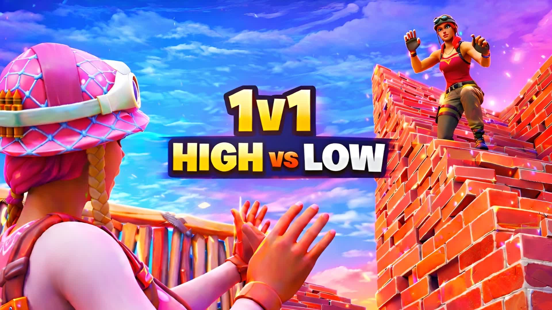 HIGH vs LOW 1v1 ZONEWARS