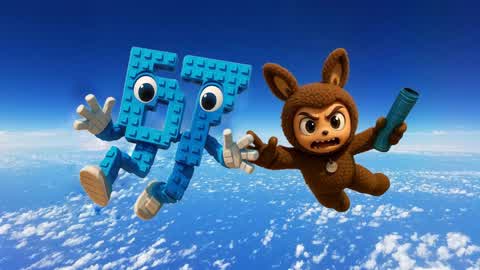 LABUBU VS BRAINROT PARKOUR🤯🧠🧸🔥