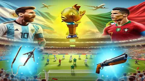 !CRAZY! PORTUGAL VS ARGENTINA 🔵🔴