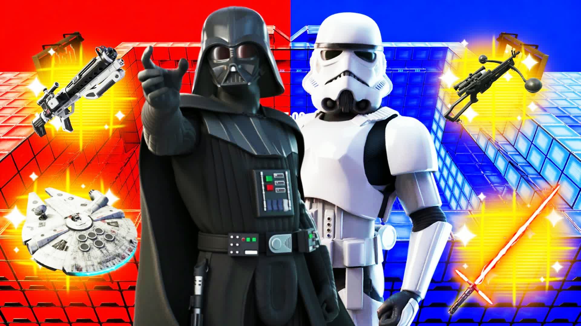 赤対青 🔵🔴スター・ウォーズ バトル
