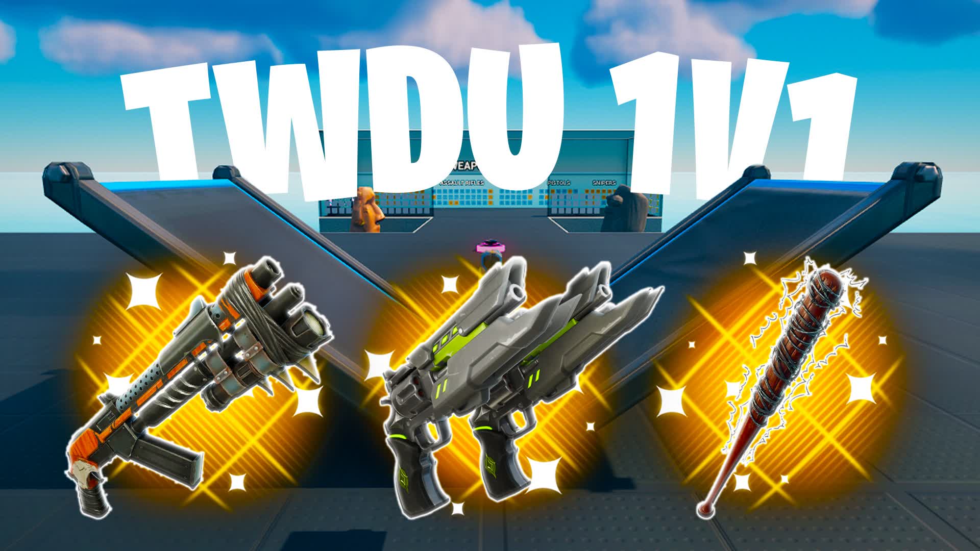 TWDU 1V1 BUILD FIGHTS بناء المعارك