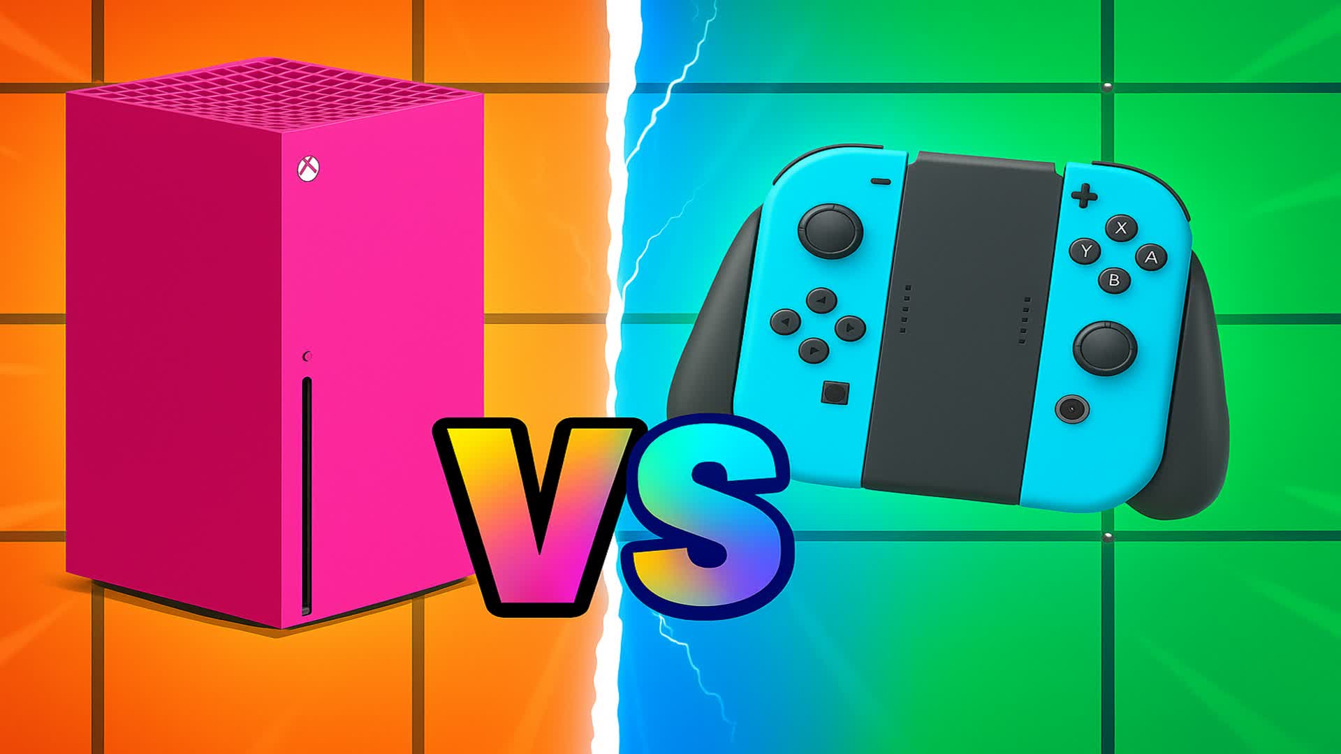 🔴SWITCH VS XBOX / RED VS BLUE🔵