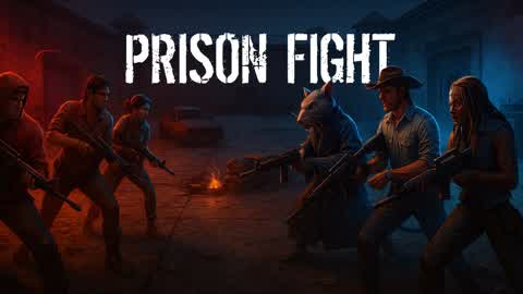 🔴TWDU: PRISON FIGHT (RED VS BLUE)🔵