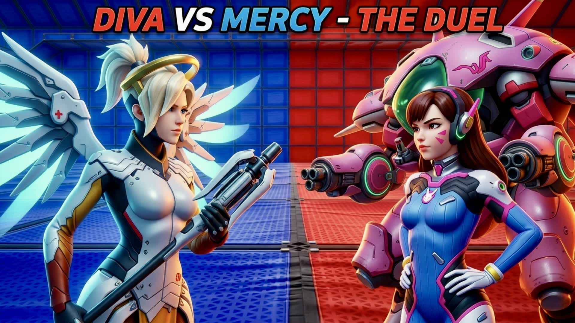 RED DIVA vs BLUE MERCY 🔥🔹 5386-9957-7163 by fury7x - Fortnite Creative ...