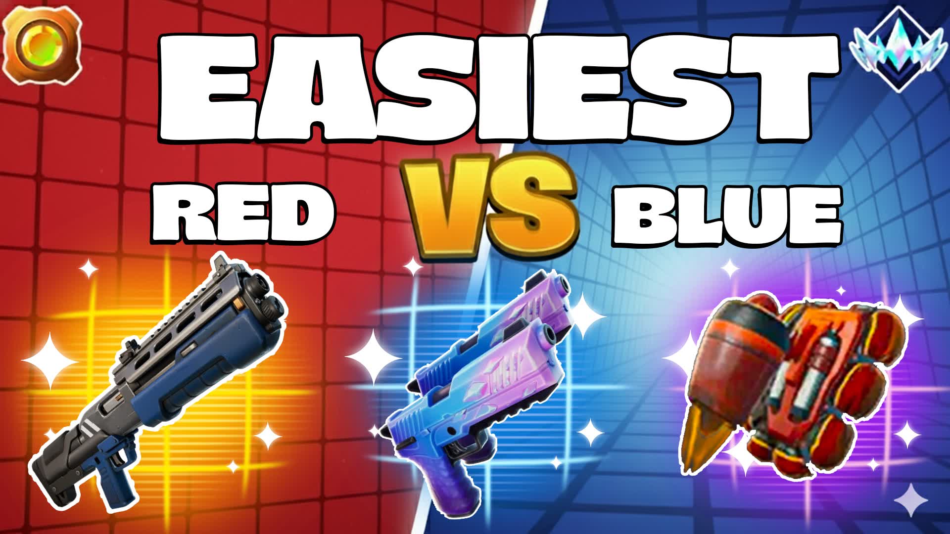 EASIEST RED VS BLUE 🔵🔴