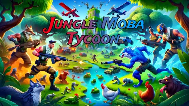 Jungle Moba Tycoon Red VS Blue
