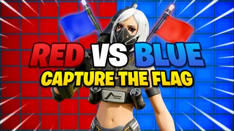 🔵CRAZY RED VS BLUE🔴CAPTURE THE FLAG🏳️