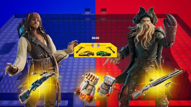 🏴☠️MEGA PIRATES EVIL VS GOOD🔴🔵