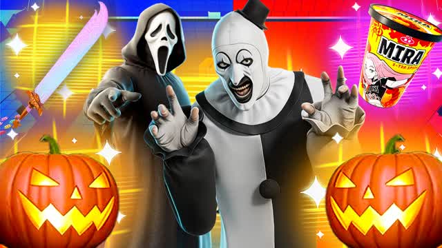 EPIC HALLOWEEN RED VS BLUE 🔴🔵