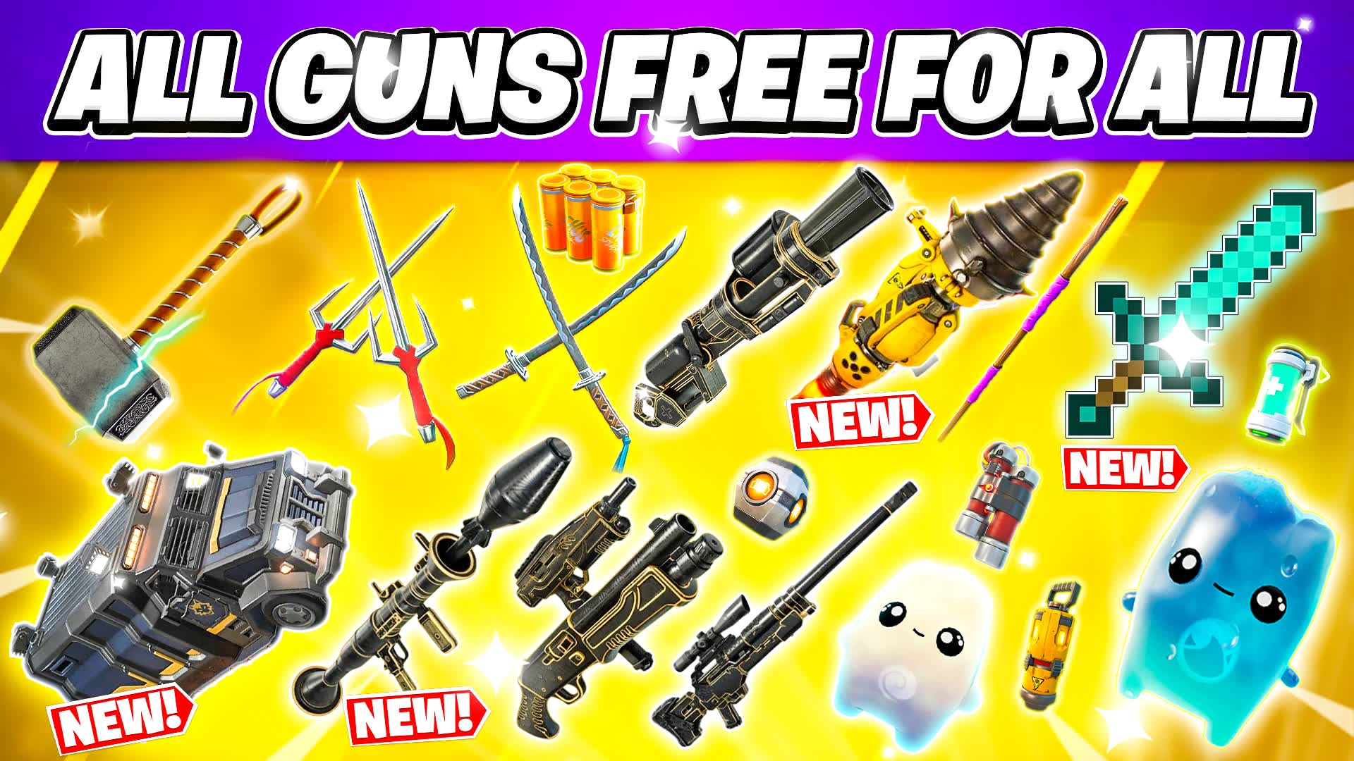 TMNT⭐ALL WEAPONS 👑  FREE FOR ALL