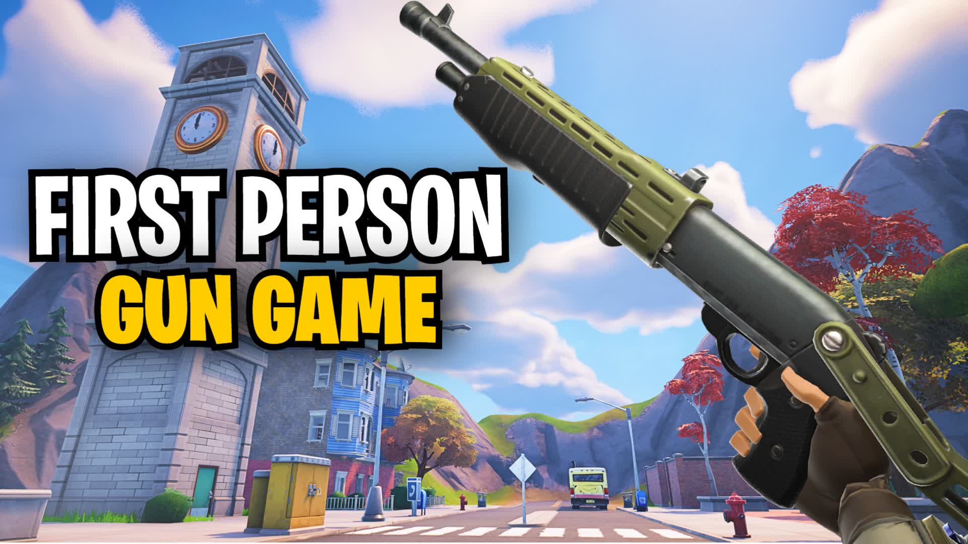 One Shot Gun Game🎯- Tilted Towers