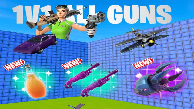 INSANE 1V1 ALL GUNS & VEHICLES [FFA]