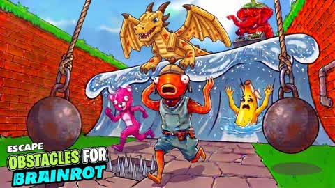 ESCAPE obstacles FOR THE BRAINROTS