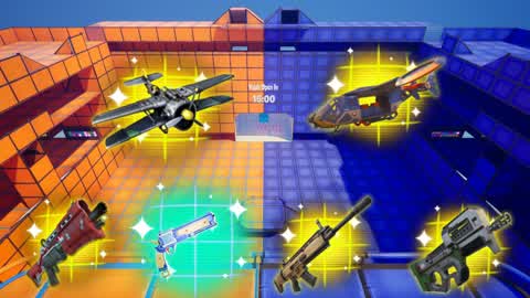 Crazy Blue Vs Yellow With Crazy Weapons