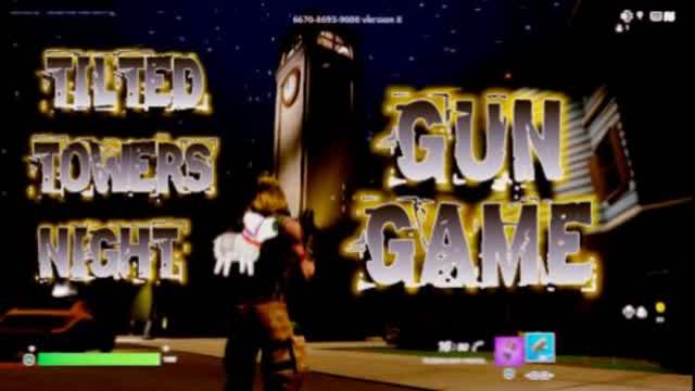 Tilted Towers Night Gun Game