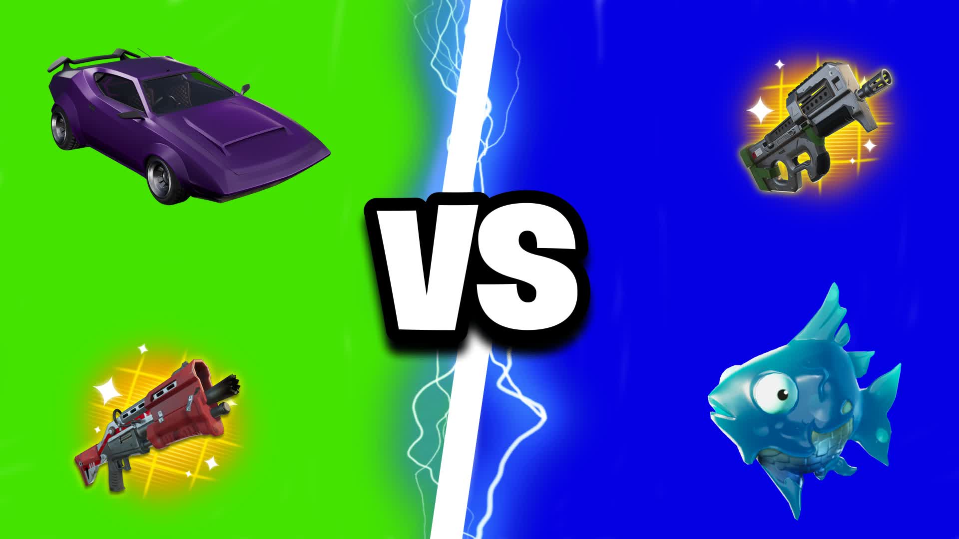 GREEN VS BLUE