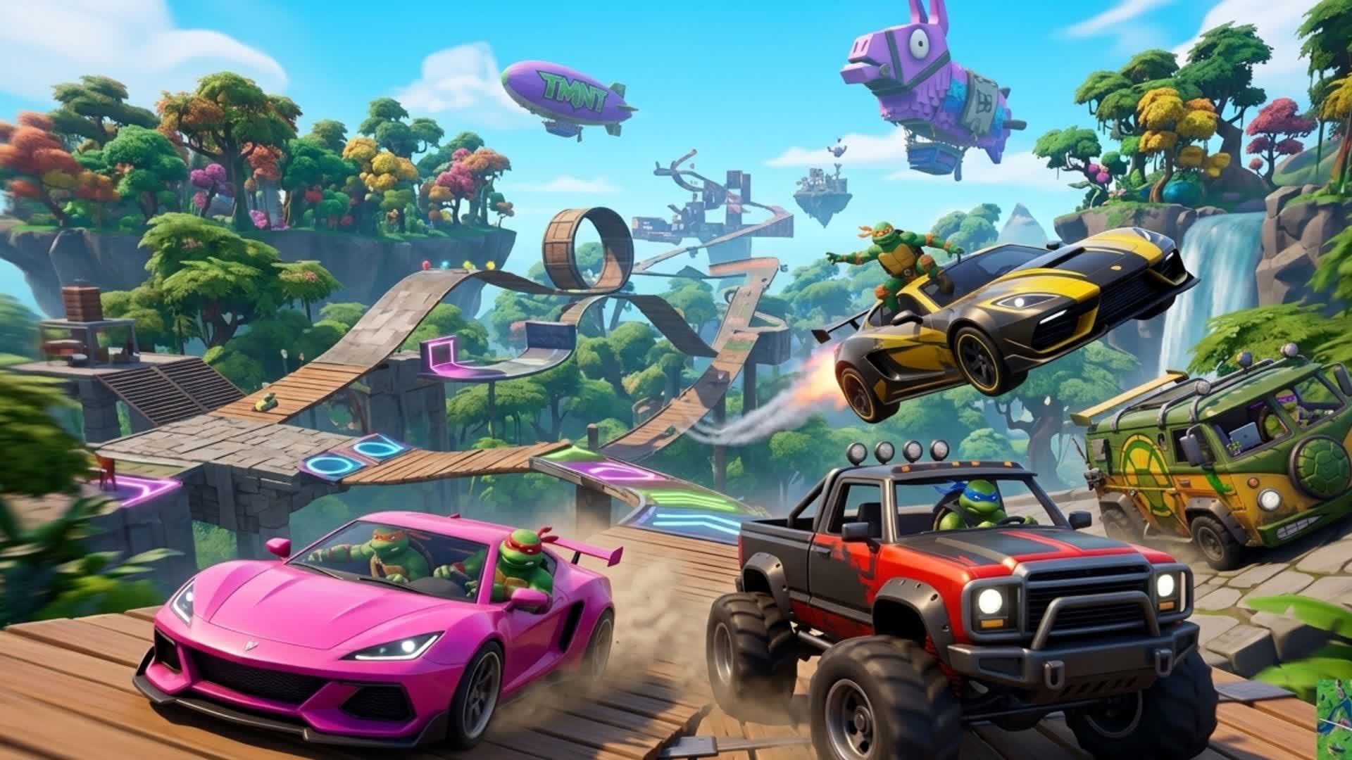 TMNT🌇RAMP City🔧CARROS 🚗