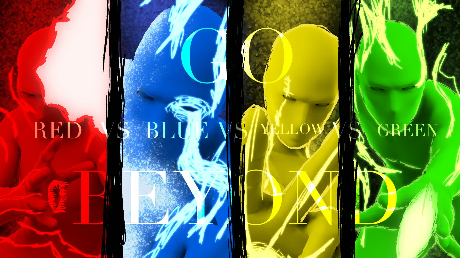 MYTHIC RED VS BLUE VS YELLOW VS GREEN