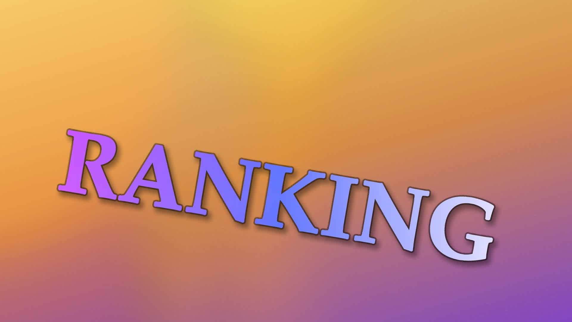 RANKING
