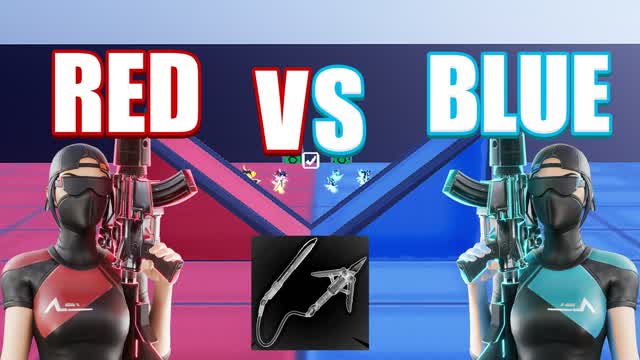 RED VS BLUE 1V1 🔴🔵