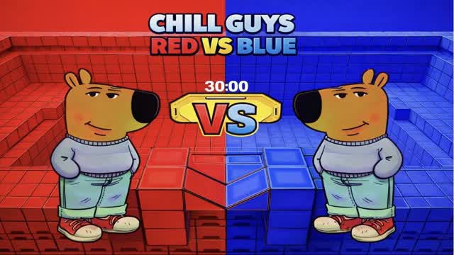 Red vs Blue CHILL GUYS Free for all