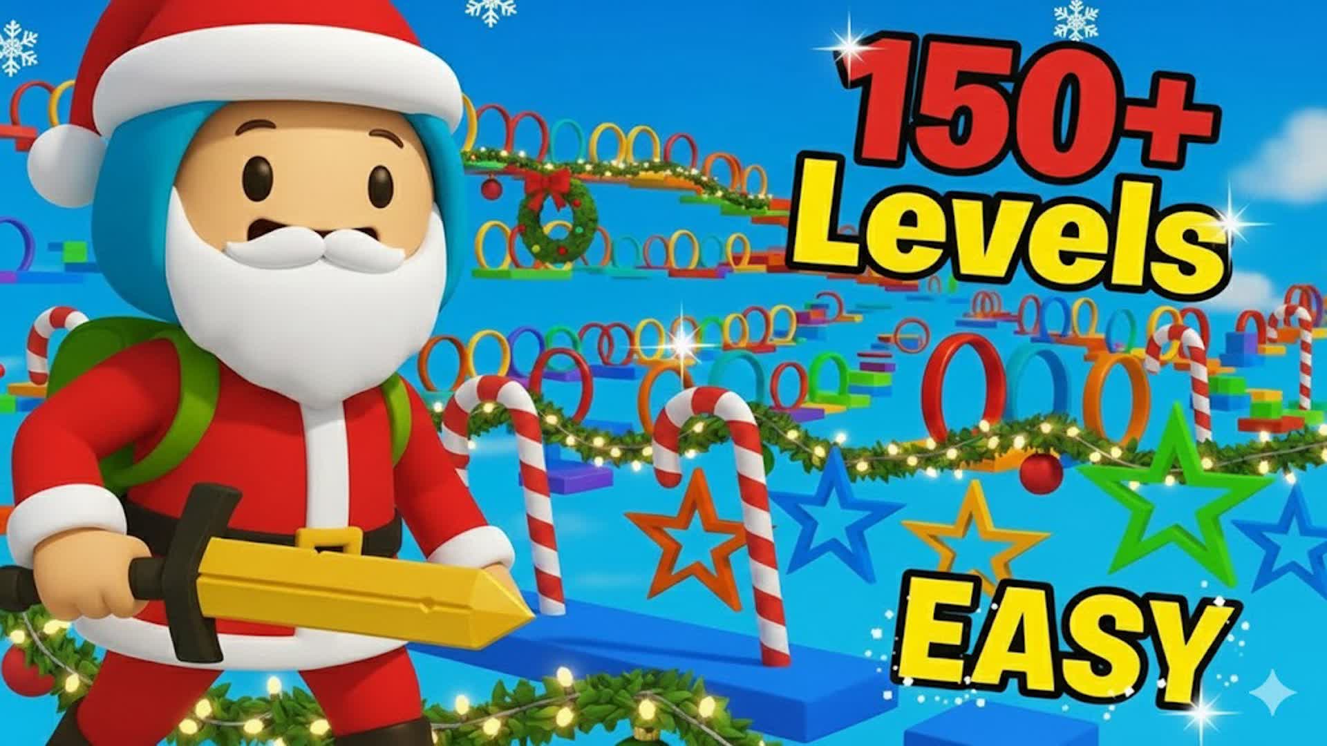 🌈FALL GUYS 150+ EASY OBBY PARKOUR