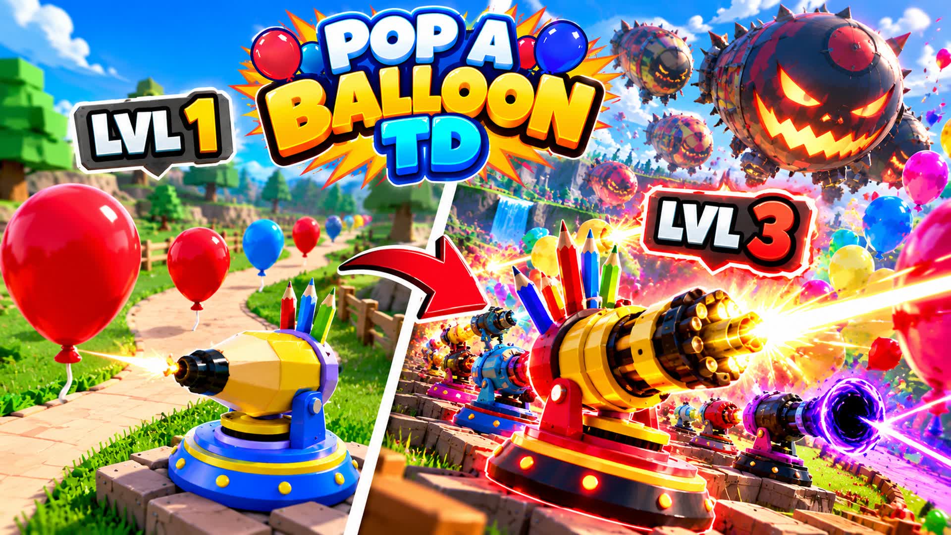 POP A BALLOON, Fortnite island 5494-3396-4292 by eminencejah