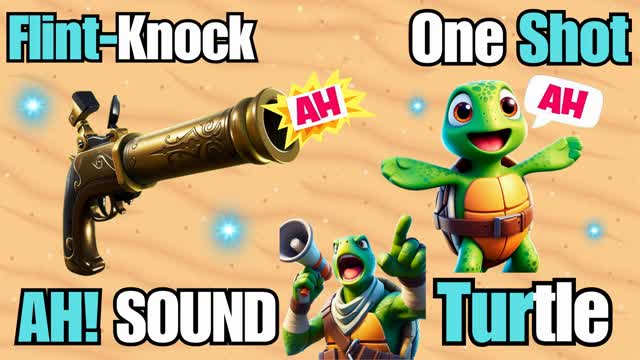 FLINT-KNOCK ONE SHOT🎯TURTLE AH!🐢