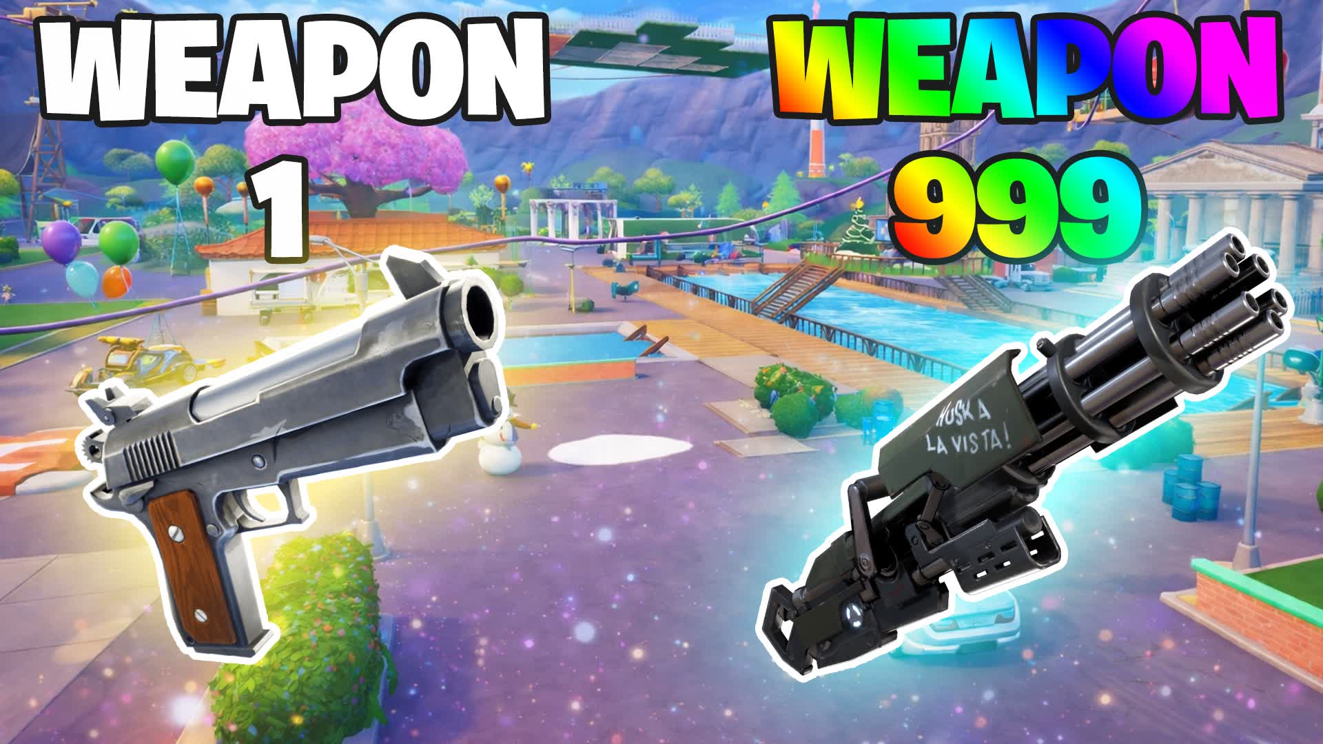 CRAZY 🤣 GUN GAME 🎅 FFA 🎄 ONE SHOT🎯