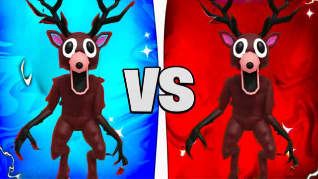 🦌 THE DEER RED VS BLUE 🔵🔴 SMASH