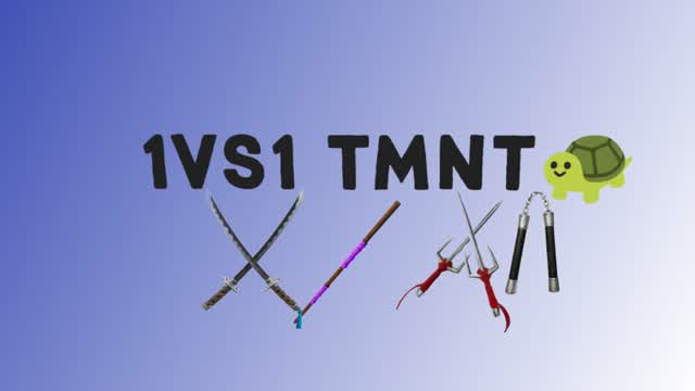 🐢1vs1 ninja turtle PVP🐢