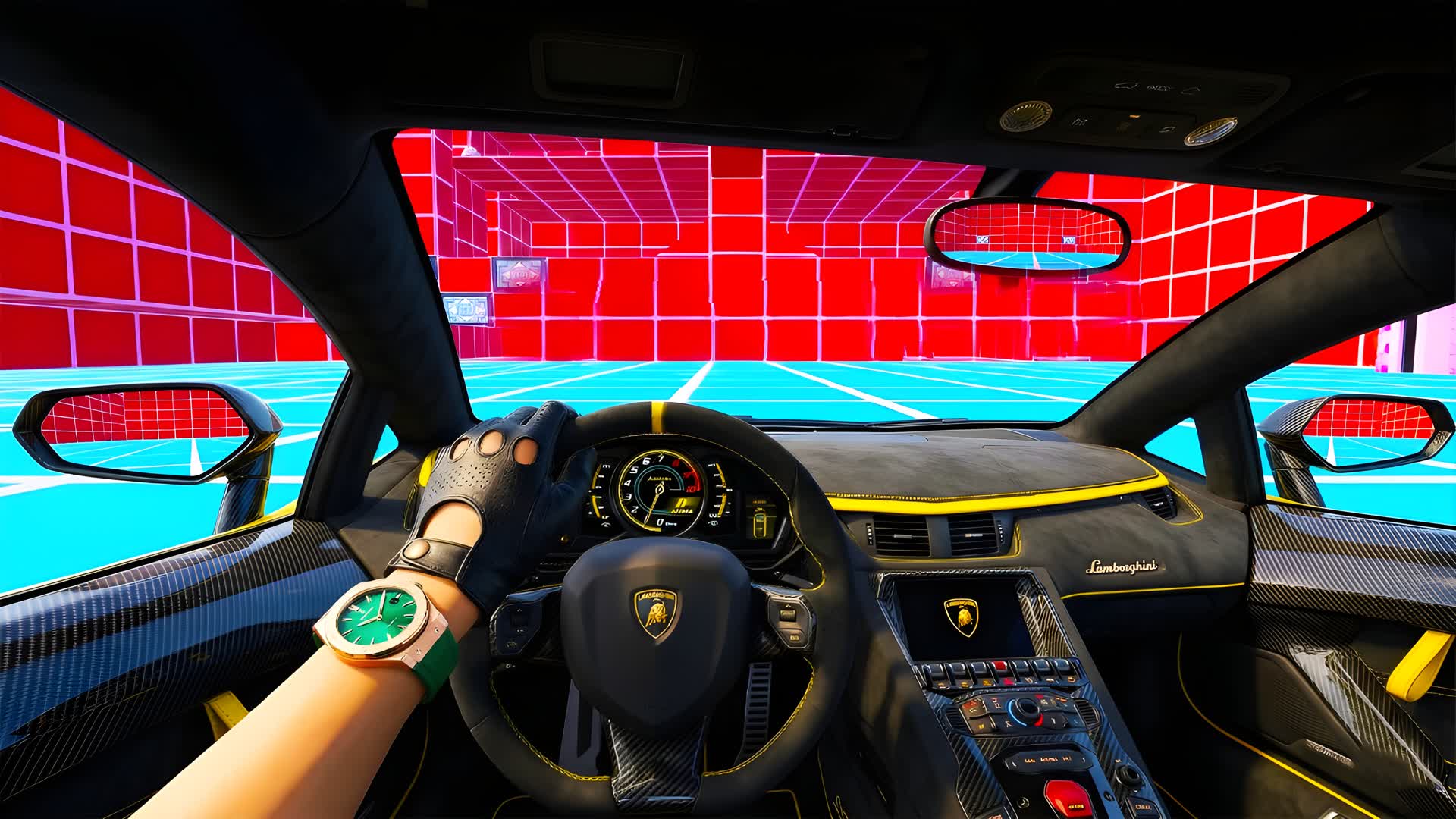 DRIVING RED VS BLUE 🔴🔵FASHION SHOW🎵