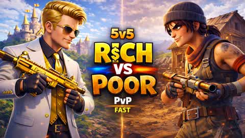 🏆 Red vs Blue FAST ⚡RICH 💰 VS POOR 🪵